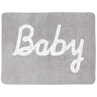 Tapis enfant souple gris baby (120 x 160 cm)