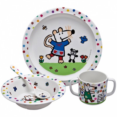 Coffret repas 4 pieces mimi la souris