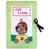 Prot�ge-carnet de sant� vert anis personnalisable