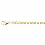 Cha�ne maille jaseron 45 cm (or jaune 375�) - Berceau magique bijoux