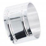 Rond de serviette Filets (m�tal argent�) - Ercuis