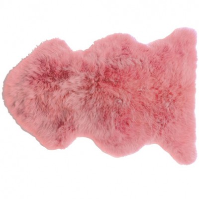 Tapis peau de mouton douchka rose (60 x 100 cm)