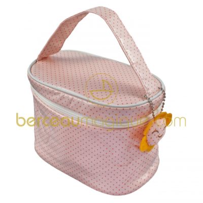Sac toilette rose par Trousselier