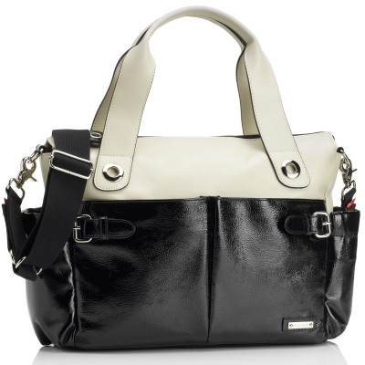 Sac à langer maman kate crème et noir