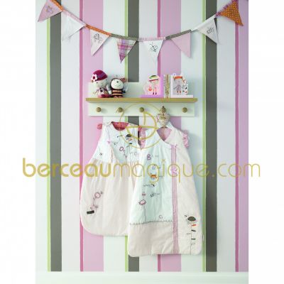Papier peint Scrapbook rose par Mamas and Papas