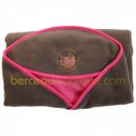 Babynomade polaire marron et fuchsia (taille 2 : 82 x 95 cm) - Red Castle