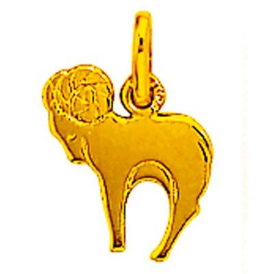 Pendentif breloque B�lier (or jaune) par A.Augis