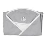 Babynomade fleur de coton gris clair et blanc (taille 1:66x85 cm) - Red Castle