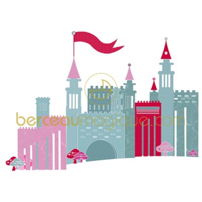 Sticker ch�teau f��rique fille par Art for Kids