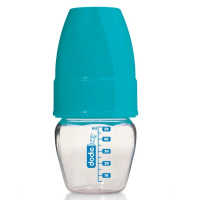 Micro-biberon pour médicaments col étroit bleu (50 ml)