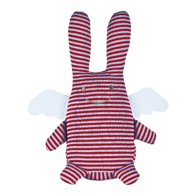 Ange lapin musical Rayures 97 (24 cm)   par  Trousselier