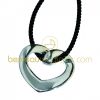 Pendentif Coeur (Grand mod�le) (Argent massif)