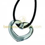 Pendentif Coeur (Grand mod�le) (Argent massif) - Ercuis