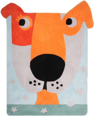 Tapis enfant chien annibal acrylique printé (137 x 150 cm)