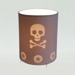 Lampe pirate grise - Art for Kids
