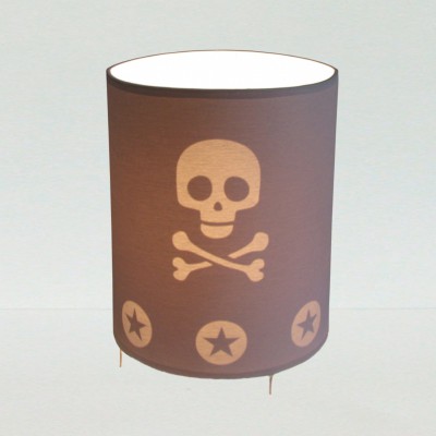 Lampe pirate grise par Art for Kids