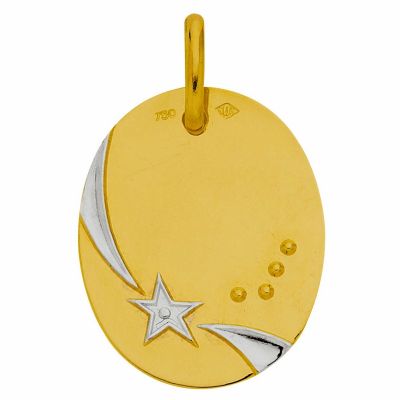 M�daille �toile filante (or jaune) par A.Augis
