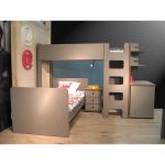 Pack duo chambre enfant David Lit sur�lev� et Lit enfant - Mathy by bols
