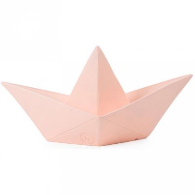 Lampe veilleuse bateau paper boat rose pastel