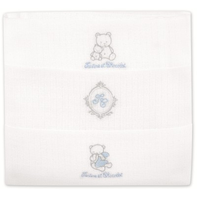 Lot de 3 langes ciel par Tartine et Chocolat