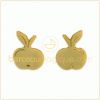 Boucles d'oreilles Pommes (or jaune)