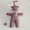 Coussin ours musical Etoiles figue