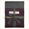 Echarpe de portage anthracite poche prune (COURTE)   par Je Porte Mon B�b�