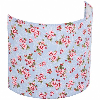 Applique murale floral rose et bleu (20 x 24 cm)