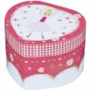 Petit coeur musical ballerine rose