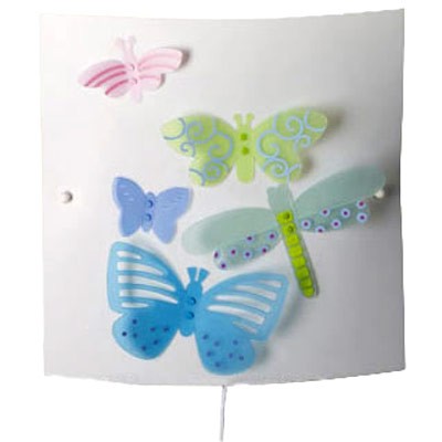 Applique murale papillons estivaux