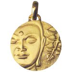M�daille Bouddha sous l'Arbre de Pipal (or jaune) - La Monnaie de Paris