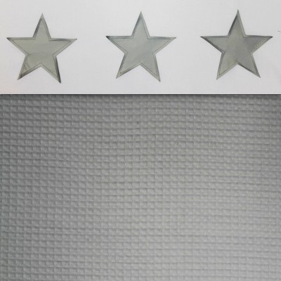 Drap de lit silver star étoiles grises (120 x 150 cm)