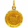 M�daille cachet b�lier (or jaune)