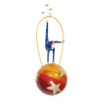 Mobile navibulle contorsioniste bleu - L'oiseau bateau