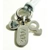 Pendentif Pogo pierre fine (gar�on) (Or blanc)