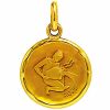 M�daille cachet verseau (or jaune)