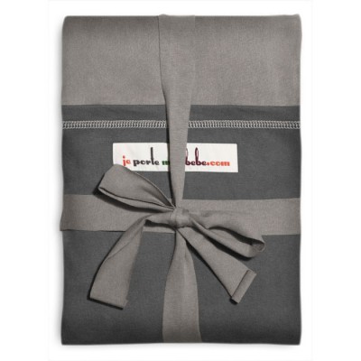 Echarpe de portage kaki poche anthracite (LONGUE) par Je Porte Mon B�b�