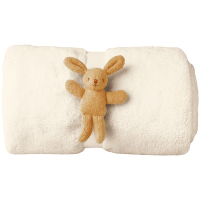 Couverture peluche ivoire (65 x 90 cm) par Trousselier