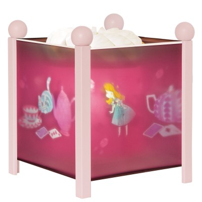 Lanterne magique alice rose