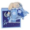 Doudou lapin Collector Chouette �a brille bleu