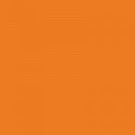 Drap housse orange Bambou (60cm x 120cm) - Doux Nid