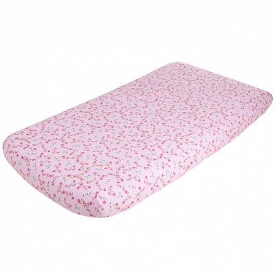 Drap housse fleurs pink blossom (40 x 80 cm)