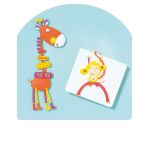 Bo�te � musique � poser Zoulous (20 x 20 cm) - Domiva