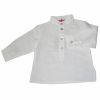 Chemise blanche manches longues (6 mois � 8 ans)
