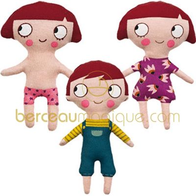 Valisette poup�e Ninon (Papa,maman,fille)   par  Trousselier
