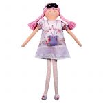 Grande poup�e avec masque et robe fleurie (50 cm) - Trousselier