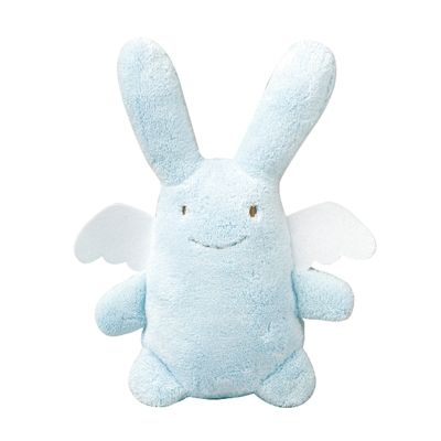 Ange lapin musical bleu ciel (24 cm) par Trousselier
