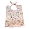 Bavoir Ange lapin Liberty rouge