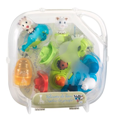 Valisette de bain �quip�e Sophie la girafe (5 articles) par Vulli