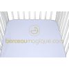 Drap housse en jersey parme (70cm x 140cm)